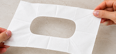 Step 2: Unfold completely.